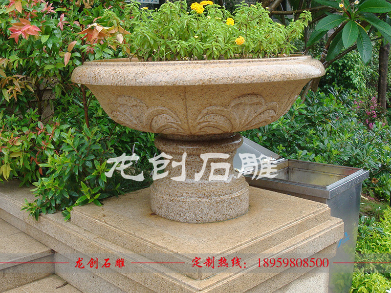 石雕花盆批發(fā)價(jià)格